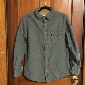 M’s L/S Flannel weight button-up
